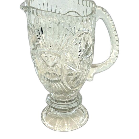 Vintage Cut Crystal Water Pitcher. Excellent Condition - Picture 8 of 12